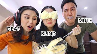 Blind, Deaf & Mute TikTok Cooking Challenge *chaotic*