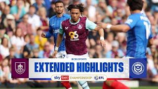 Burnley vs. Portsmouth: Extended Highlights | EFL Championship | CBS Sports Golazo - Europe