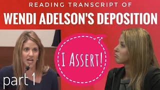 Wendi Adelson's Deposition in Katie Magbanua Case - Reading w/ True Lifestyles Joel Waldman of STS