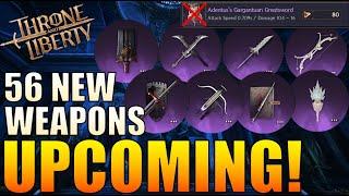 Throne and Liberty - All Upcoming Tier 2 Weapons! (t1 worthless) New Archboss Weapons!