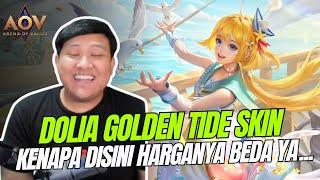 DOLIA GOLDEN TIDE SKIN AOV - BAGUSAN YANG INI? TAPI HARGANYA JUGA LEBIH BAGUS SIH HEHE