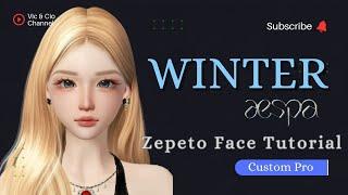 Zepeto Face Tutorial Winter Aespa Custom Pro | Oplas Zepeto Winter Aespa Custom Pro Tutorial