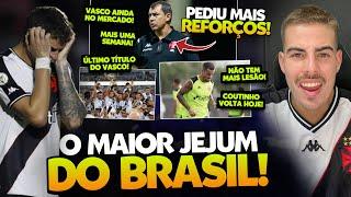 VASCO É O GRANDE DO BRASIL COM MAIOR JEJUM DE TÍTULOS I DIRETORIA ESTÁ NA MERCADO POR REFORÇOS