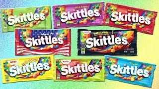 Sweet Heat Skittles! Sweet & Sour Tropical Wild Berry American Mix Brightside New Skittles Unboxing