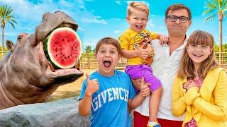 Diana and Roma's Family at Emirates Park Zoo, Abu Dhabi