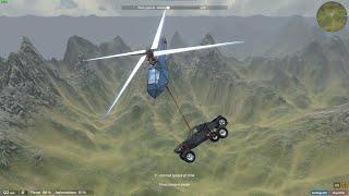 I built a helicopter in Dream Car Builder