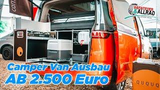 Camping-Box QUQUQ Camper Van Ausbau - Kastenwagen - Abenteuer Allrad 2022