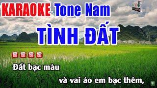 Tình Đất Karaoke Tone Nam Hay Nhất - Nhạc Sống Thanh Ngân