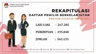 Pemutakhiran Data Pemilih Berkelanjutan Kabupaten Bone Periode Agustus Tahun 2021