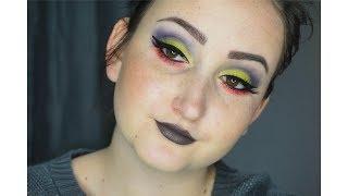 Easy Neon-ish Makeup Tutorial | Tiffany Schutte