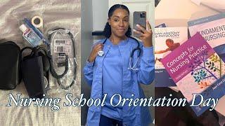 Nursing School Orientation 2023 | GRWM, Supply Haul & Scrub Try On