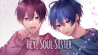 Nightcore - Hey, Soul Sister (Switching Vocals)