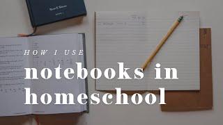 The FOUR Notebooks I Consider Essential For Homeschool and How I Use Them