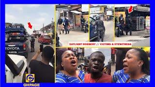 Armɛd Robbɛrs Vanish At Lapaz Forex Bureau; Ladies who were trapped with them Speak + Eyewitness