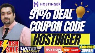 Hostinger Coupon Code 2024 - 91% Exclusive Discounts! 