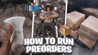 HOW TO RUN PREORDERS FOR YOUR CLOTHING BRAND (STEP BY STEP)