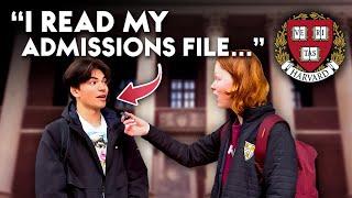 Asking Harvard students how they got into Harvard | GPA, SAT/ACT, Exctracurriculars, etc.