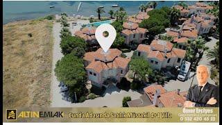 Ayvalık Cunda Adası Poyraz Sitesinde Satılık Müstakil 4+1 Villa