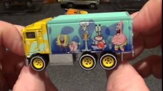 Hot Wheels 2015 Pop Culture Spongebob Squarepants Set