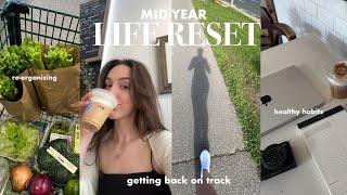 *intense* MID-YEAR LIFE RESET: goal setting, glow up with me, cleaning *healthy lifestyle*