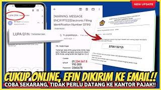 UPDATE!! Cara mendapatkan EFIN pajak secara online lewat email • Solisi lupa EFIN DJP Online