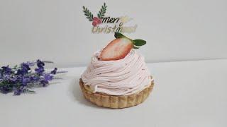 크리스마스 딸기 타르트 만들기  크리스마스 베이킹 Christmas dessert