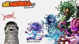 MEDUSA animash gameplay supreme merge animal, update pack new set animal