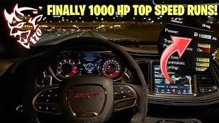 FIRST 1000+ HP TOP SPEEP DEMON 170 POV ON RACING FUEL! *HAD TO OUTRUN POLICE ALLEGEDLY*