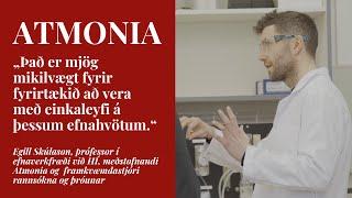 Egill Skúlason, prófessor og meðstofnandi Atmonia – Framleiðsla á ammóníaki með rafgreiningu