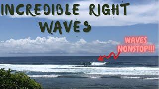 Bali Surfing Report - Incredible Right Waves 29 December 2020
