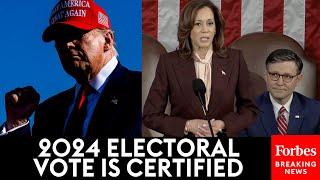 FULL EVENT: Trump's Victory Certified During Electoral Vote Count Presided Over By Kamala Harris