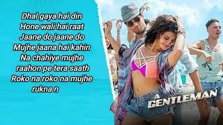 jacqueline fernandez | Baat Ban Jaye  | A Gentleman - SSR | Sidharth | Sachin-Jigar | Raj&DK