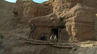 Bamiyan's ancient cave dwellings shelter homeless Afghans