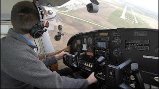 Pattern work in a Cessna 182G at Lewis University Airport!