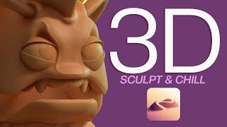 3D Sculpt & Chill // Freestyle Character Design // Nomad Sculpt