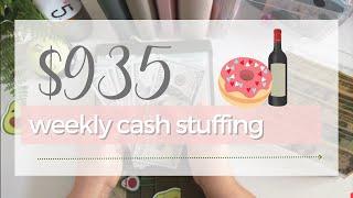   Weekly Cash Stuffing $935 + Happy Mail + Freebie Shoutouts | Week 2 June