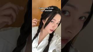 CUTE 5 minute hairstyle #hairstyle #douyin #grwm #hairtutorial