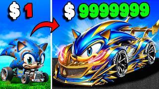 $1 to $1,000,000 SONIC Cars in GTA 5 RP