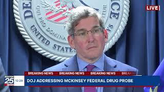 LIVE: DOJ Addressing McKinsey Federal Drug Probe