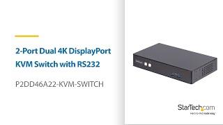Share Dual 4K DP Monitors, USB & RS232 Ports | StarTech.com