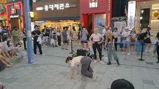 Best dancing in Hongdae, Walking Tour Seoul, South Korea 2023 #dance #foryou #fyp