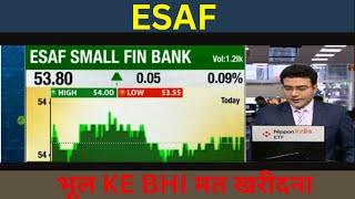 ESAF SMALL Share Latest News , ESAF SMALL FINANCE BANK , ESAF SMALL SHARE NEWS TODAY