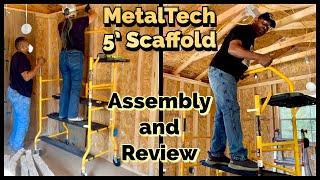 DIY MUST-HAVE: METALTECH ProSeries 5ft SCAFFOLD - Assembly & Review #diy #offgrid #project #journey