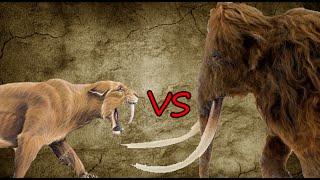 Saber-Toothed Tiger Pride vs Woolly Mammoth | SPORE