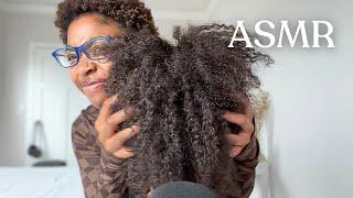 ASMR | Afro Mannequin Hair Play (massaging your ‘fro & whispers)