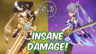 Navia & Keqing | Spiral Abyss 5.3 Floor 12 | Full Star Clear