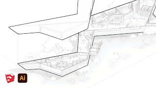 HOW TO: Exploded Axonometric Diagram with SketchUp and Illustrator