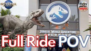 [4K] Jurassic World Adventure - POV - Universal Studios Beijing - Opening Day - English Subs