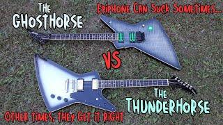 Do Epiphone Explorers Suck?  The ThunderHorse Vs The Ghosthorse | Explorer Guitar Shootout!