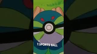 Top 8 rare pokeball used by Ash #viral#iampoketuber#pokemon#shorts